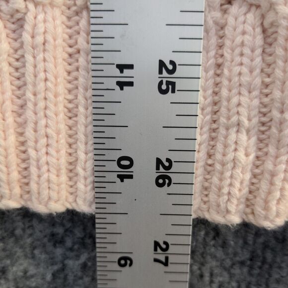 Lauren Ralph Lauren Women's Hand Knit Fisherman Cable Knit Sweater Pink Size L - Picture 11 of 13